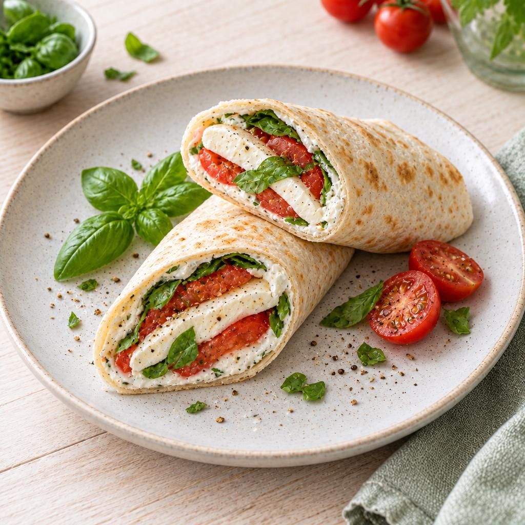 Tomate-Mozzarella-Wrap