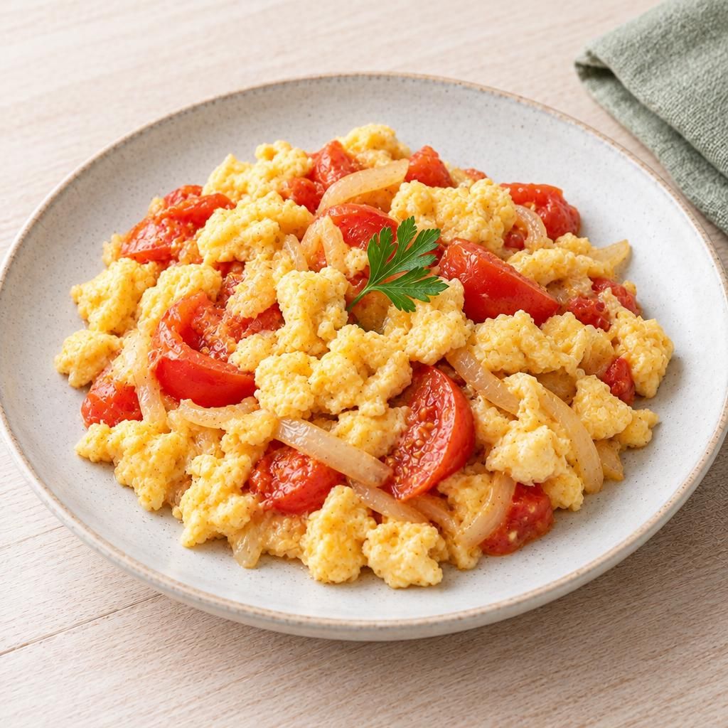 Rührei mit Tomaten