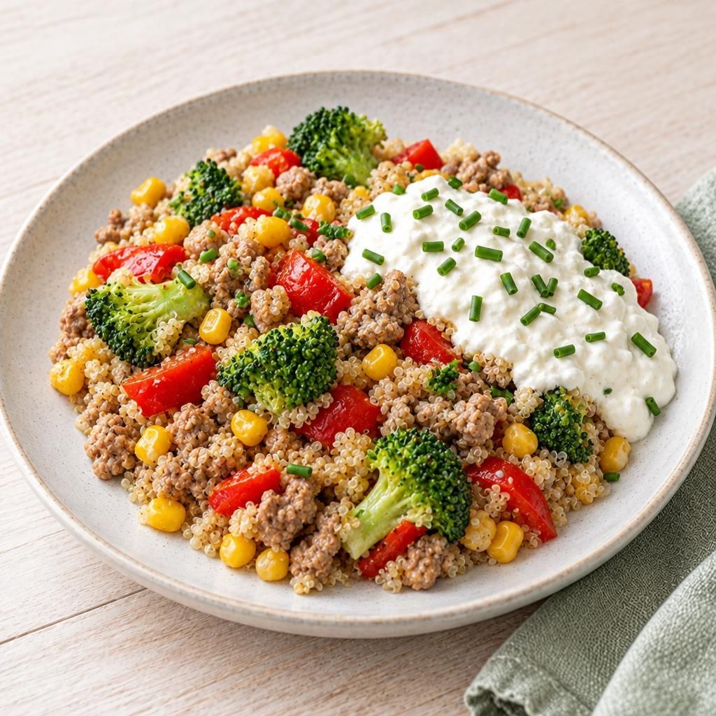 Quinoa-Hack-Pfanne