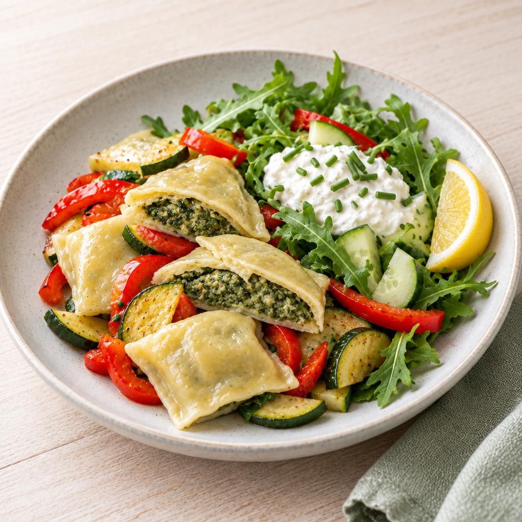 Gemüse-Maultaschen