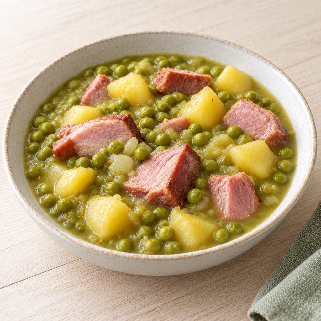 Erbseneintopf mit Kasseler