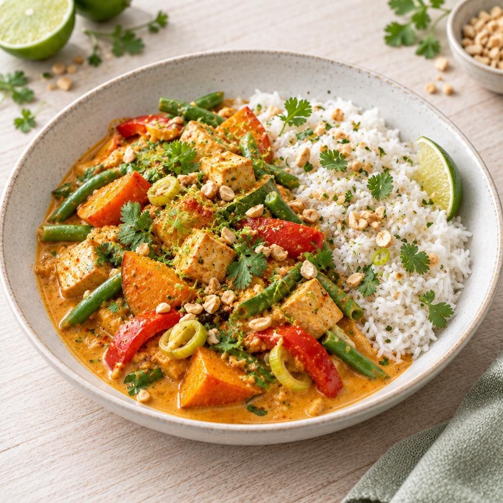Thai Curry mit Reis