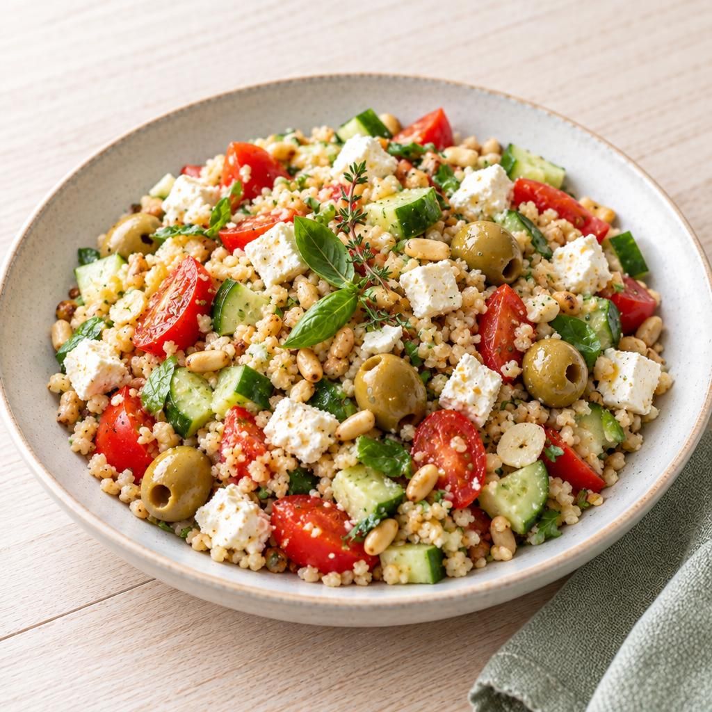 Bunter Bulgursalat