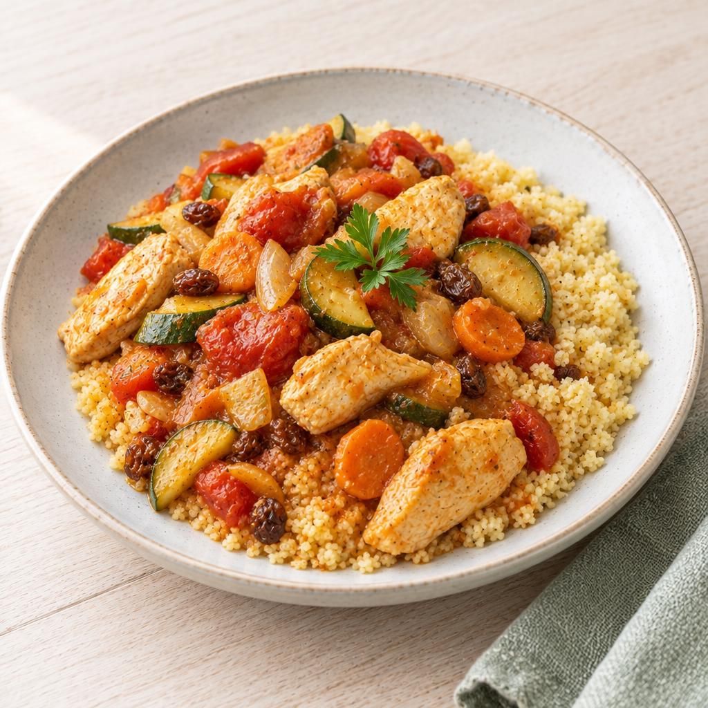 Orientalisches Huhn mit Couscous