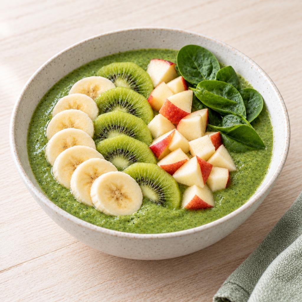 Kiwi-Apfel-Smoothie (vegan)