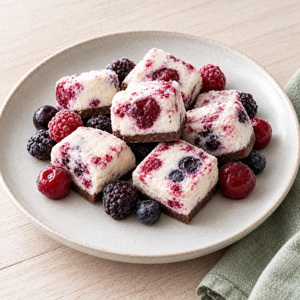 Frozen-Skyr-Bites mit Beeren