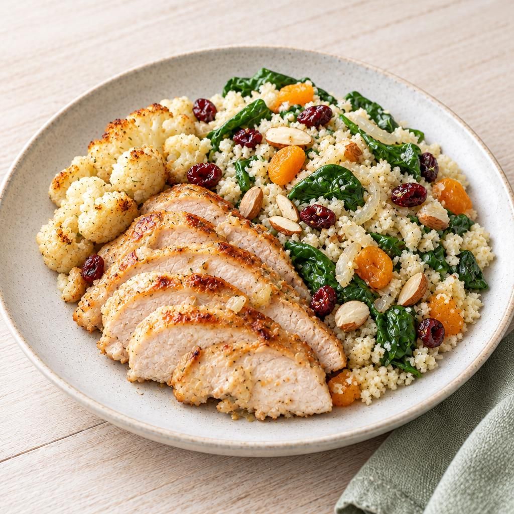 Pute mit Blumenkohl-Couscous