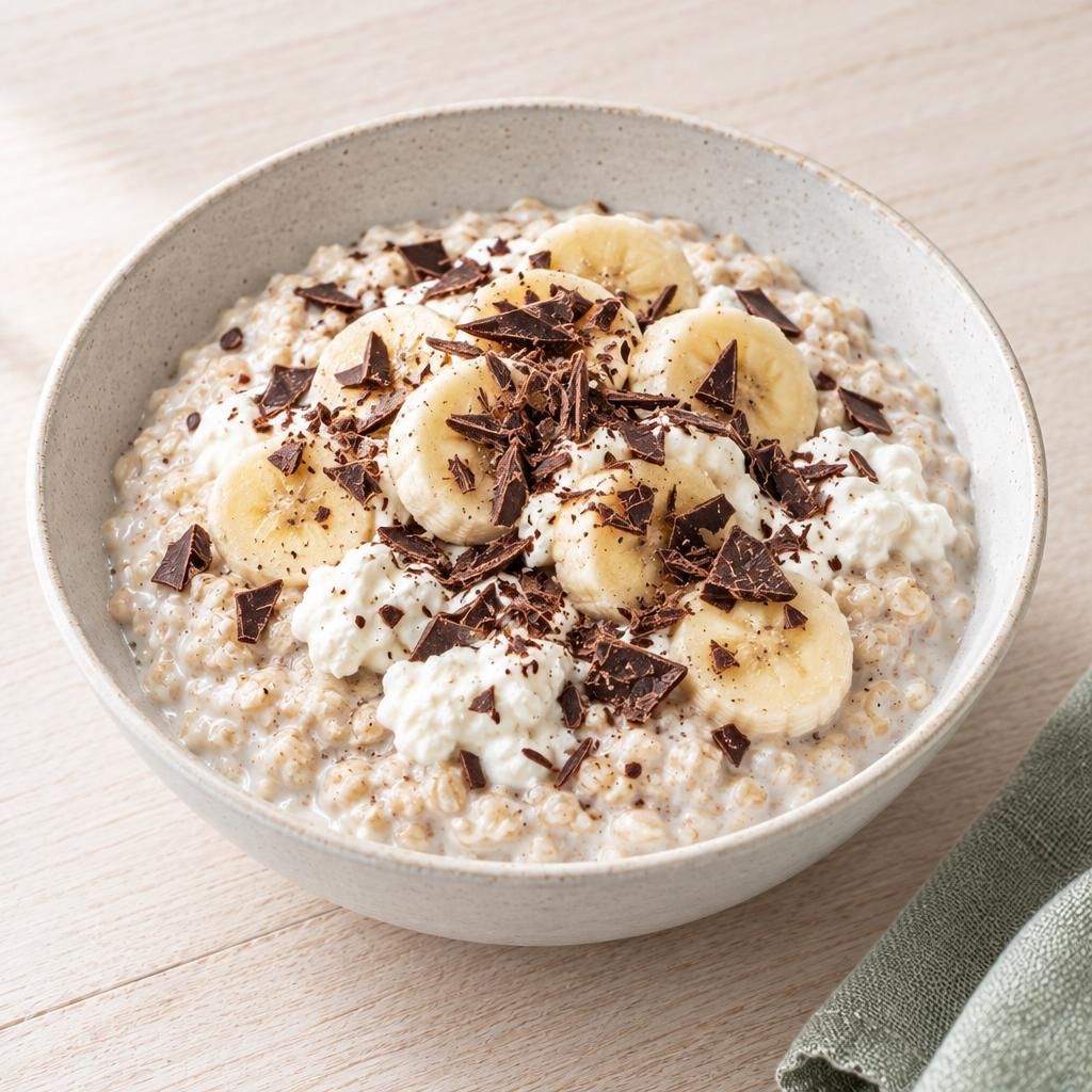 Bananen-Schoko-Porridge
