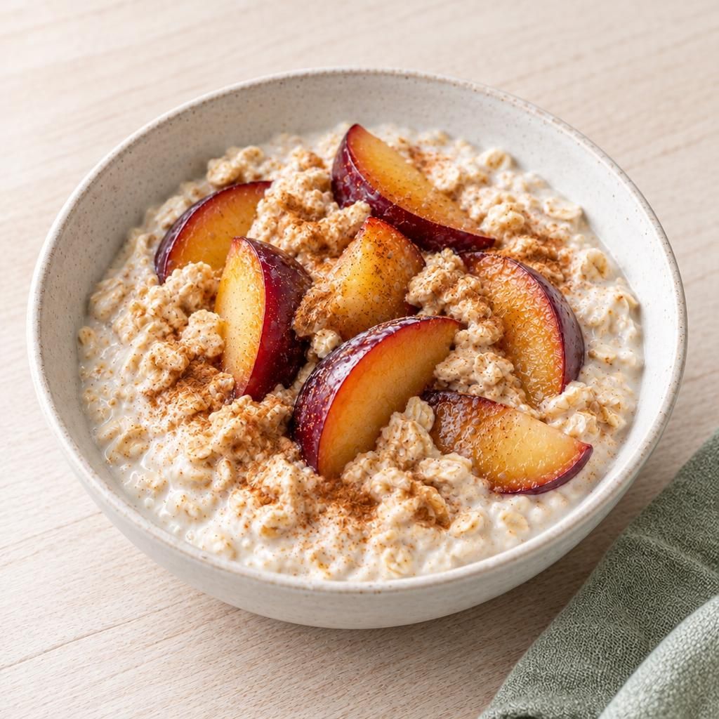 Pflaumen-Zimt-Overnight-Oats (vegan)