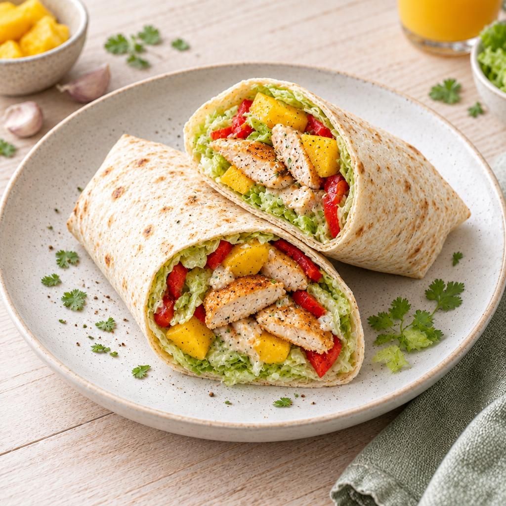 Wraps mit Hähnchen